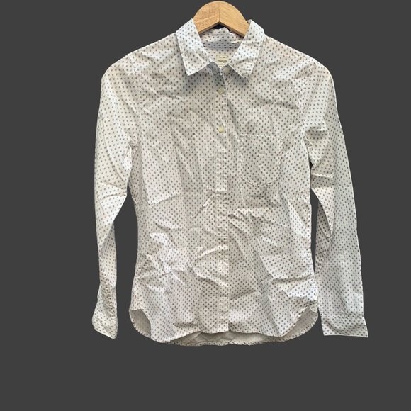 NWOT Madewell anchor print button down shirt size S - Picture 2 of 6